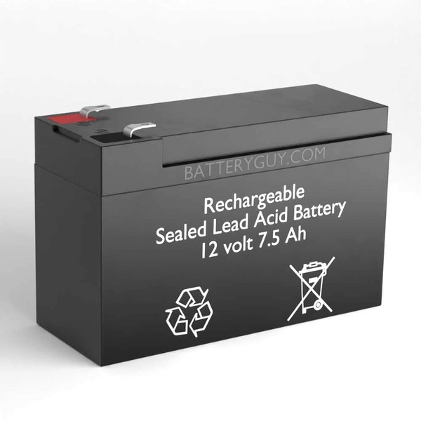 BatteryGuy Infiniti System Replacement 12V 7.5Ah SLA Battery Brand Equivalent