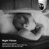 Faleemi Baby Monitor Camera, 1080 Wireless Security Camera for Home,