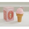 Ice Cream Cone Shaped Scented Candle,140G 4PACK Handmade Pink Creamy