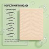 36 Pcs Microblading Practice Skin, Double Sided Microblading Supplies with
