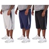 Real Essentials Men's Big & Tall 3-Pack Dry Fit &