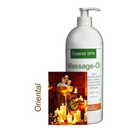 Esana SPA Aroma Massage Oil "Oriental" (1 Litre) + Dosing Pump