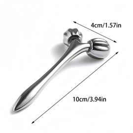 HHONGDU Eye Roller Massager Eye Cream Spatula Spoon Facial Skin Care Tools for Dark Circle Facial Massag Anti-Wrinkle Anti-Aging Eye Massage Tool, Facial Roller for Women (L, Count, 1)