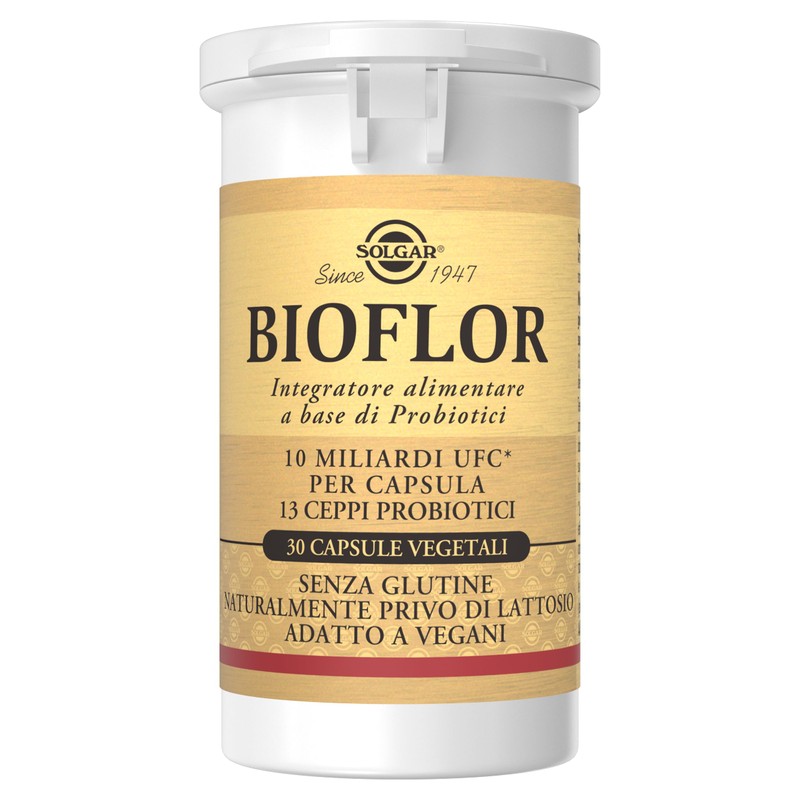 Solgar® Bioflor – Probiotici 13 Ceppi – Integratore Alimentare con