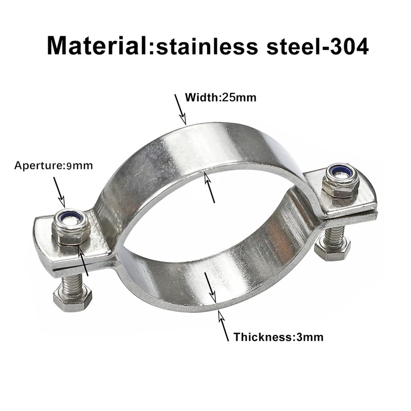 AKIHISA 2 Pack 3-1/2 Inch Heavy Duty Rigid Handleless Flat