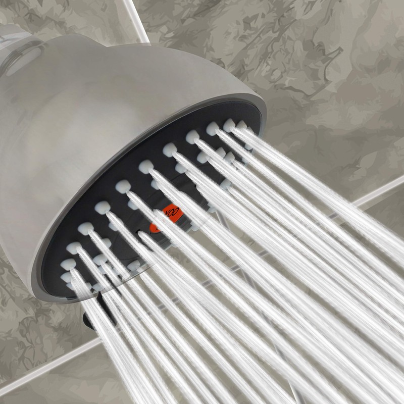 YOO.MEE High Pressure Fixed Shower Head - Strong Powerful Pressure