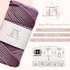 Makromecity Macrame Yarn 3 mm x 120 m Plums Premium