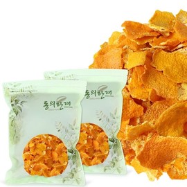 Dongui Hanjae 동의한재 제주도 햇 진피 귤피 귤껍질 600g x 2개 Dong-ui-han Jaeju-do Fresh Jeonpi Tangerine Peel 600g x 2 Packs
