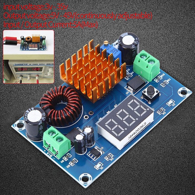 LiebeWH Boost Module DC-DC Step Up Converter 3-35V a 5V-45V
