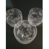 IncisoArt Hand Etched Italian Crystal Goblet Sandblast White Wine Glass