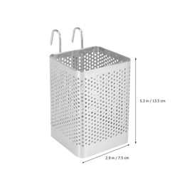 Cabilock 1 PC Stainless Steel Multifunction Hanging Chopstick Holder for Dishwashers Hold Chopsticks, Straws and Other Kitchen Utensils