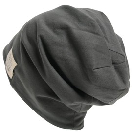 Big Watch CTP-05 Men's Hat, Large Size, Stretch, Cotton, Knit Cap, Dark Charcoal, dark charcoal