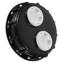 STOBAZA Ibc Tank Container Adapter Dual Vents Plastic Water Tote Cover for Irrigation
