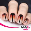 Whats Up Nails - Stiletto Tape Vinyl Stencils for Nail
