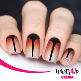 Whats Up Nails - Stiletto Tape Vinyl Stencils for Nail Art Design (2 Sheets, 40 Stencils Total)