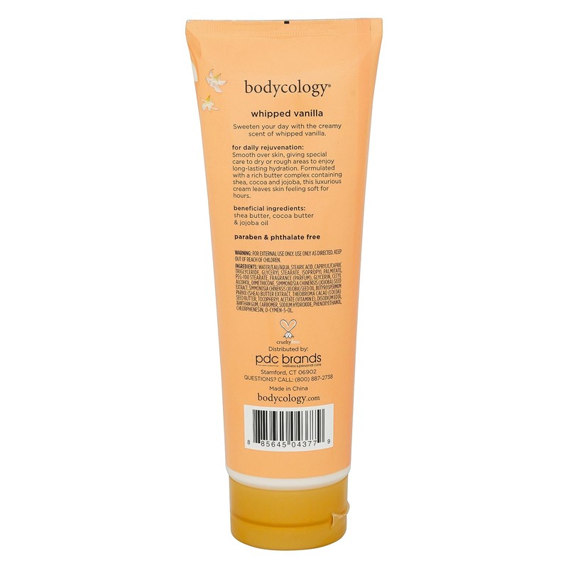 Bodycology Whipped Vanilla Body Cream Women 8 oz