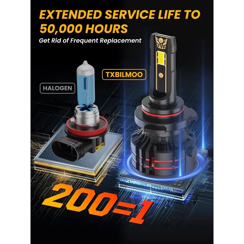 TXBILMOO Upgraded Light Bulbs Kit Compatible For Toyota Tundra 2007-2013,