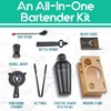 Mixology Bartender Kit - 8-Piece Black Matte Cocktail Shaker Set