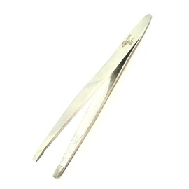 Juwel Solingen Professional Eyebrow Tweezers, German Stainless Steel, Precision Tip, Non-Slip, 9.5 cm