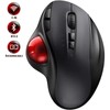 Wireless Trackball Mouse with Dual Bluetooth & 2.4GHz – Rechargeable