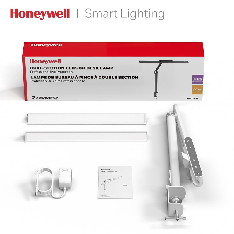 Honeywell LED Desk Lamp with Clamp - HJ1 Sunturalux Eye-Caring