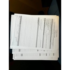 50X DMV REG 256 FORMS - STATEMENT OF FACTS CALIFORNIA CA TRANSFER ONLY NAME