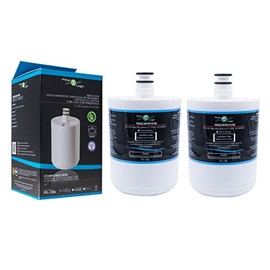 FilterLogic FFL-150L | 2 x Water Filter Compatible with LG ADQ72910901 GEN11042F-08 GEN11042FR-08 5231JA2002A LT500P Premium Filter - Internal Fridge Filter for Side-by-Side Fridge