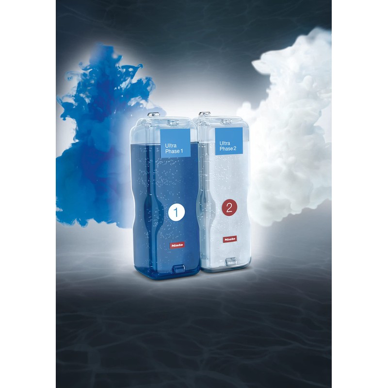 Miele UltraPhase 2 2-Component Detergent for Whites and Colors, Aqua