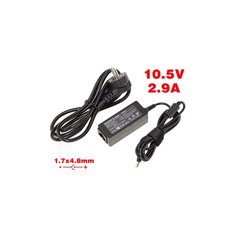 KALEA-INFORMATIQUE Power supply for portable PC 10.5V 2.9A with 1.7x4.8mm