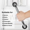 10 inch Shower Grab Rail, Happybase 2 Pack Stainless Steel