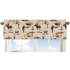 Sweet Jojo Designs Window Valance for Wild West Cowboy Western Collection