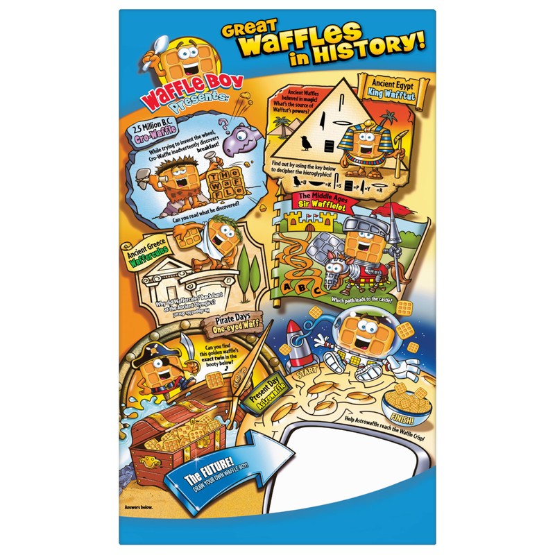 Post Waffle Crisp Breakfast Cereal, Sweetened Waffle Shaped Cereal, 20