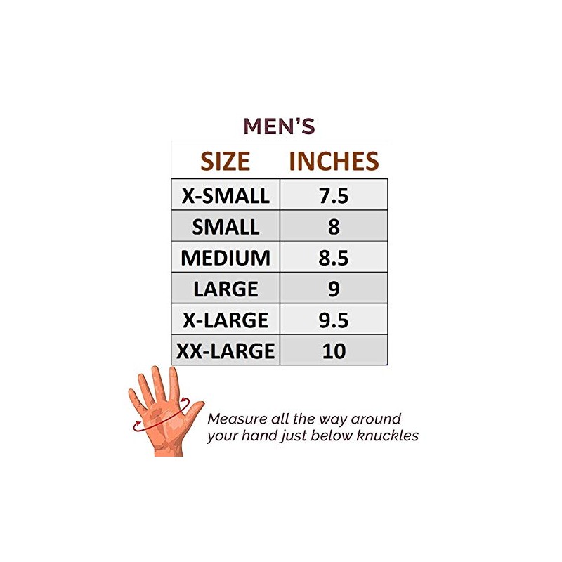 Riparo Mens Genuine Leather Reverse Stitched Half-Finger Driving Motorcycle Gloves