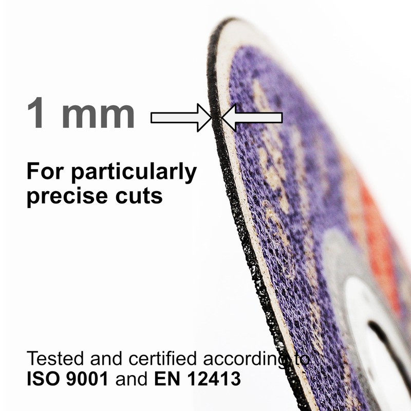 S&R 25x Ultra Thin Metal Cutting Discs 115 * 1,0mm