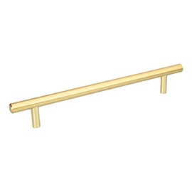 Hermex JAL-0324, Jaladera estilo Cilindro, latón brillante, 19.2 cm