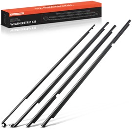 A-Premium Weatherstrip Seal Replacement for Toyota Corolla 1998-2002, Door Glass, A Set of 4
