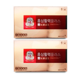 Korea Ginseng Corporation CheongKwanJang Red Ginseng Vitality Plus 40ml x 30 pieces, 2 boxes / 한국인삼공사 정관장 홍삼활력 플러스 40ml x 30개입 2박스