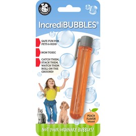 Pet Qwerks Incredibubbles for Cats & Dogs - Long Lasting Bubbles with Non-Toxic Formula, Avoids Boredom & Keeps Pets Active | Best for Outdoor Use