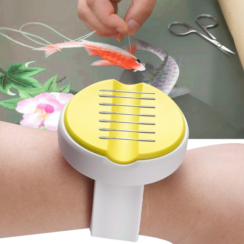 Magnetic Pin Cushion Sewing Storage Wrist Clip Screw Knitting Magnet