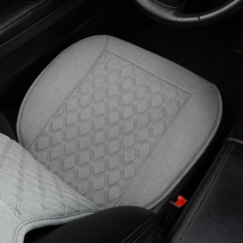 West Llama Linen Car Seat Covers-Breathable & Soft-Front Car Seat