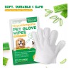 Toalla Guante Hipoalergenico Natural Limpieza Perros Y Gatos