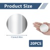 20 Pcs Wine Pourer Discs, Drip Stop Disc, Silver No