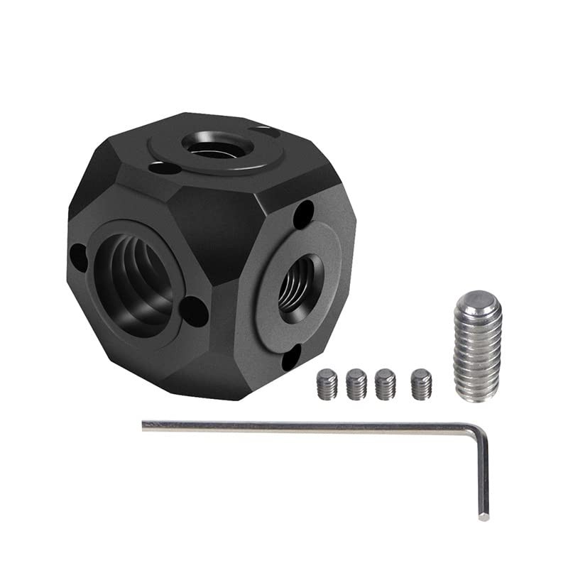 M18 Stand Adapter, 1/4"-20 Screw Hole, 3/8" Threaded Hole, Conversion