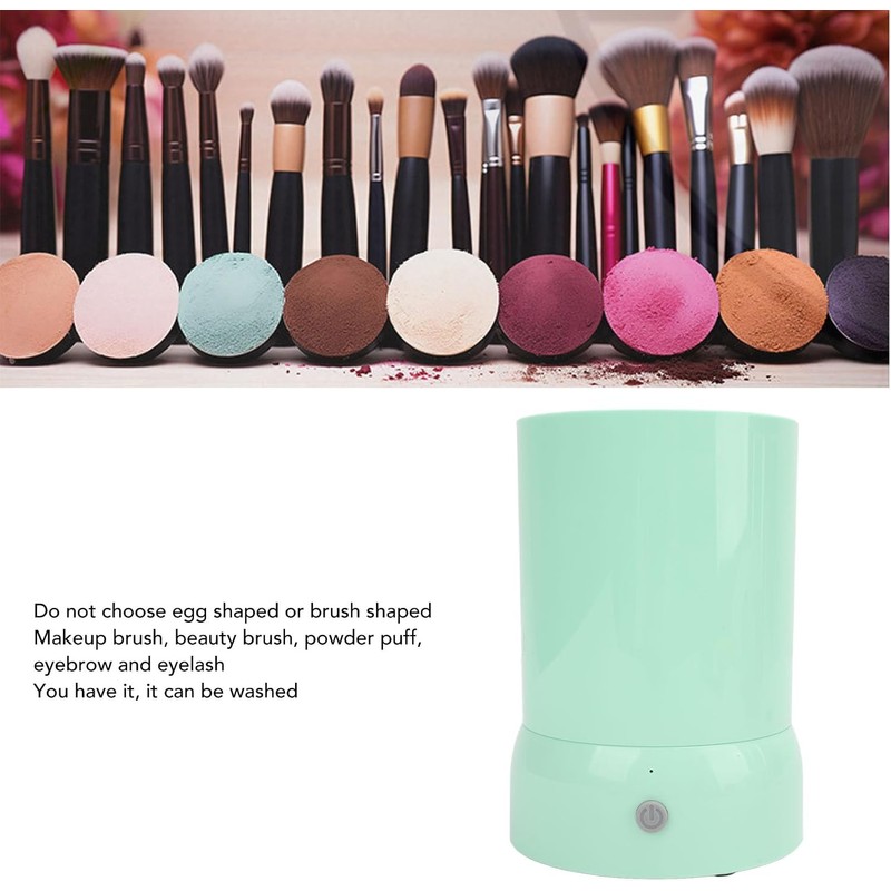 Máquina Limpiadora de Brochas de Maquillaje, Limpiador Automático de Brochas