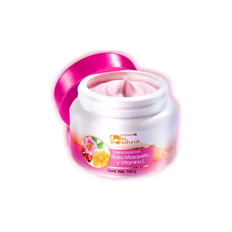 Crema Facial De Rosa Mosqueta Y Vitamina E Arabela