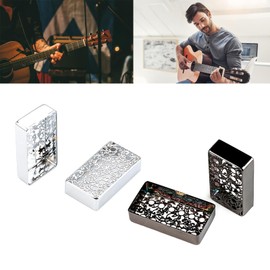 2 Pcs Guitar Pickup Cover Replacement Flower Pattern Guitar Humbucker Pickup Covers For Electric Guitars Accessories Flower Pattern Bass Humbucker Pickup Cover Instrument Part Guitar Decoration