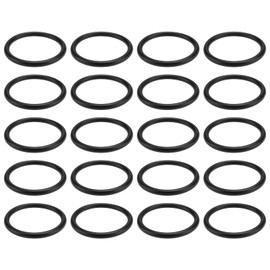 SG Store 20 Pezzi Di O-ring In Gomma Nitrilica 34x28x3 Mm Per Scarico Del Lavandino Del Bagno Da 38 Mm