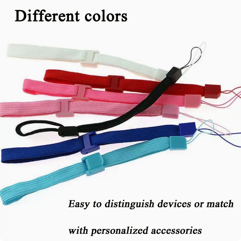 Booge 8 Pcs Wrist Strap Hand Lanyard Adjustable for Wii