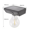 Solar Bulb Lamp Waterproof Decorative LED Shed Tungsten Bulb Wall