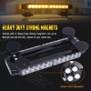 LINKITOM Roof Top LED Strobe Light Bar with Magnetic Base
